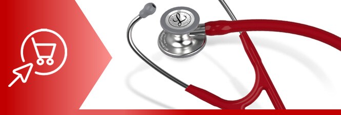 Borvörös Littmann Cardiology IV fonendoszkóp
